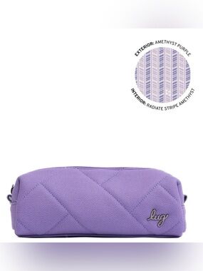 Lug Jib Matte Luxe VL Zip Pouch in Amethyst Purple